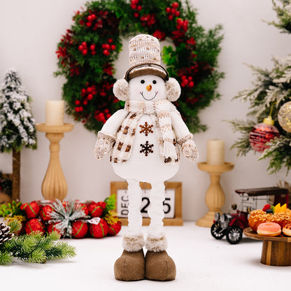 Christmas Retractable Long Legs Doll Ornaments