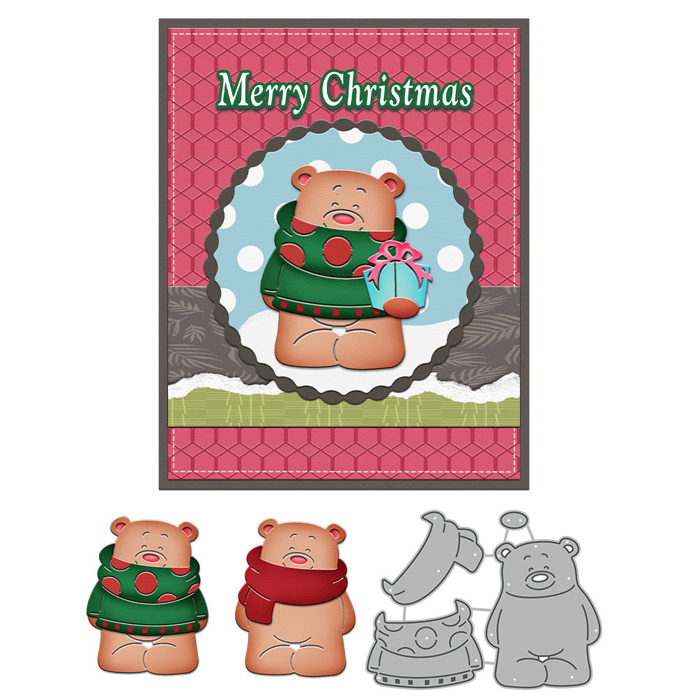 Christmas Bear Metal Cutting Dies
