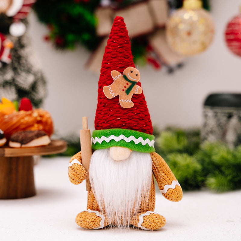 Gingerbreads Man Gnome Plush Doll Gnomes