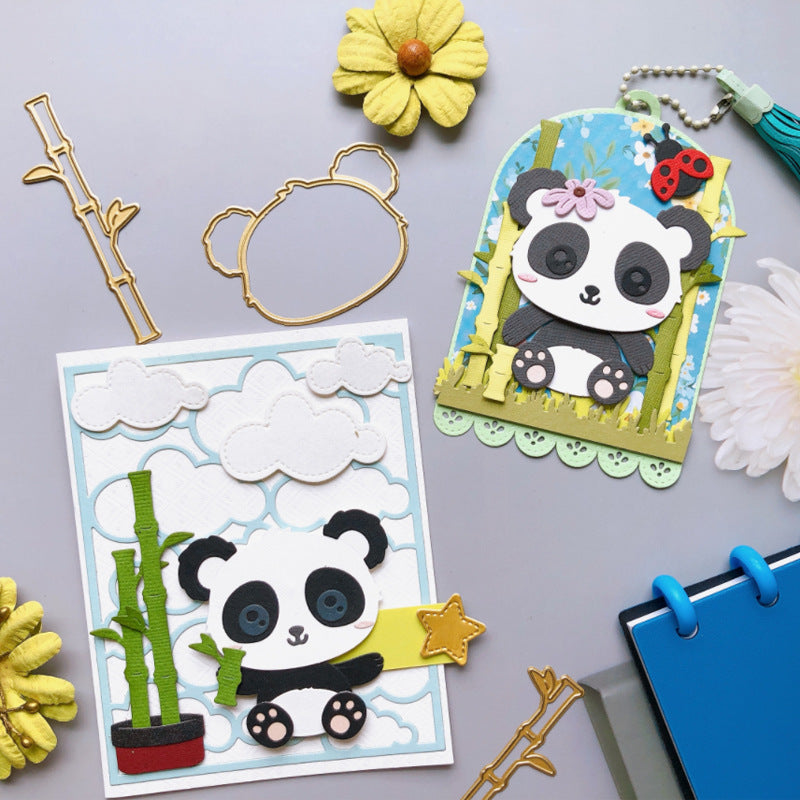 Cute Panda Metal Cutting Dies
