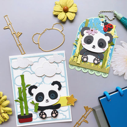 Cute Panda Metal Cutting Dies