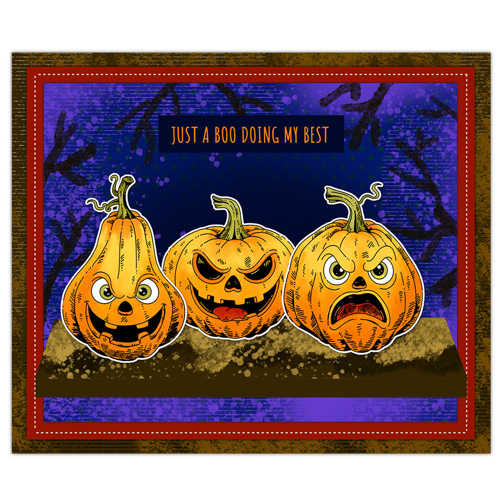 Funny Pumpkins Dies & Stamps Set