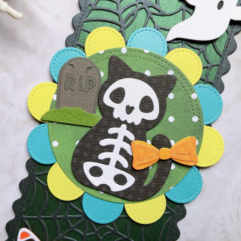 Skull Cat Metal Cutting Dies