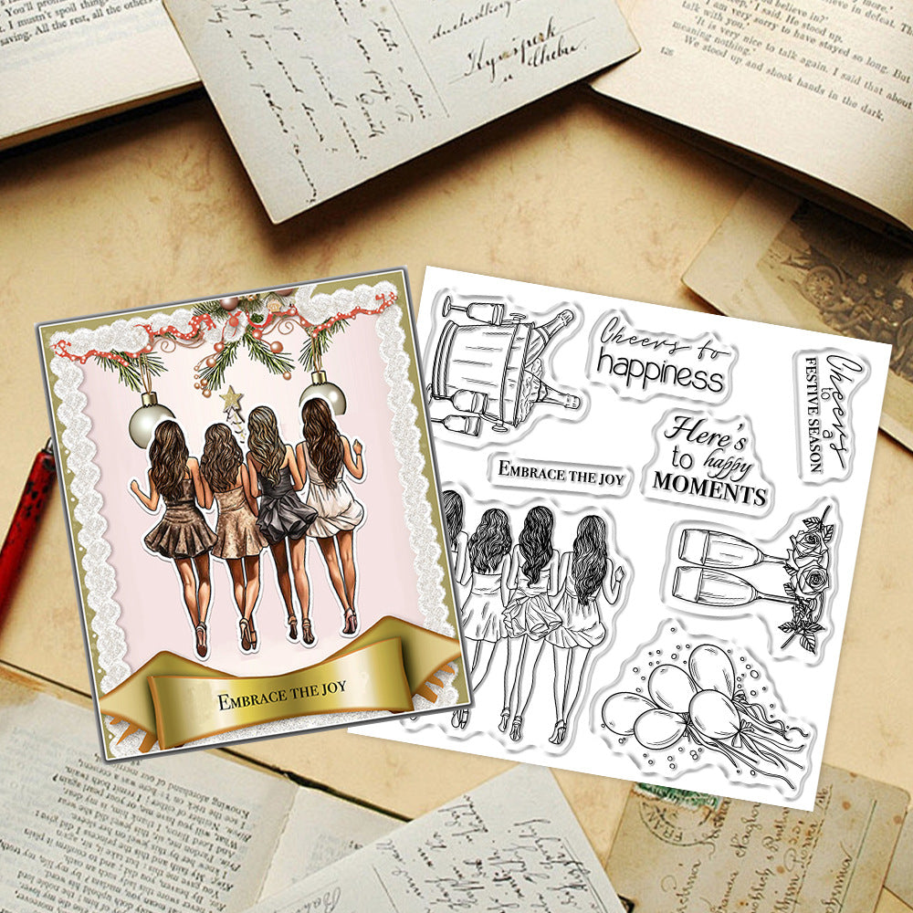 Party Girls Clear Stamps