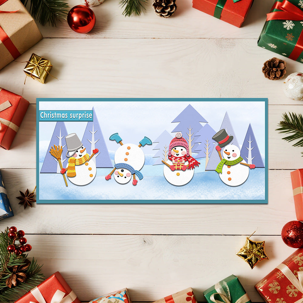 Christmas Snowman Metal Cutting Dies
