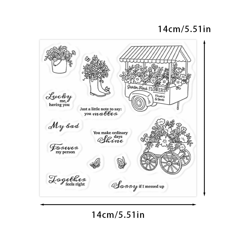 Beautiful Floats Clear Stamps