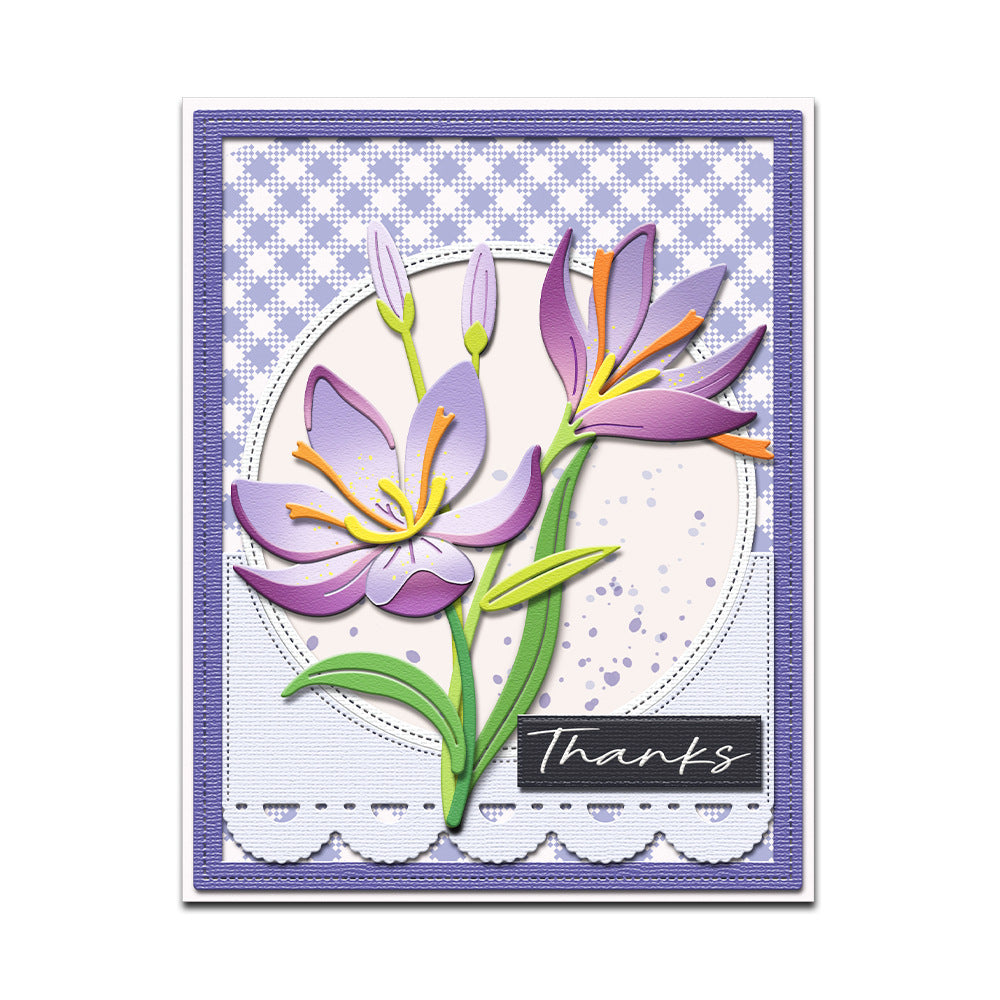 Beautiful Orchid Metal Cutting Dies