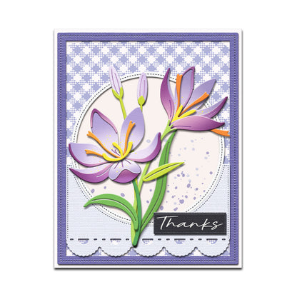 Beautiful Orchid Metal Cutting Dies