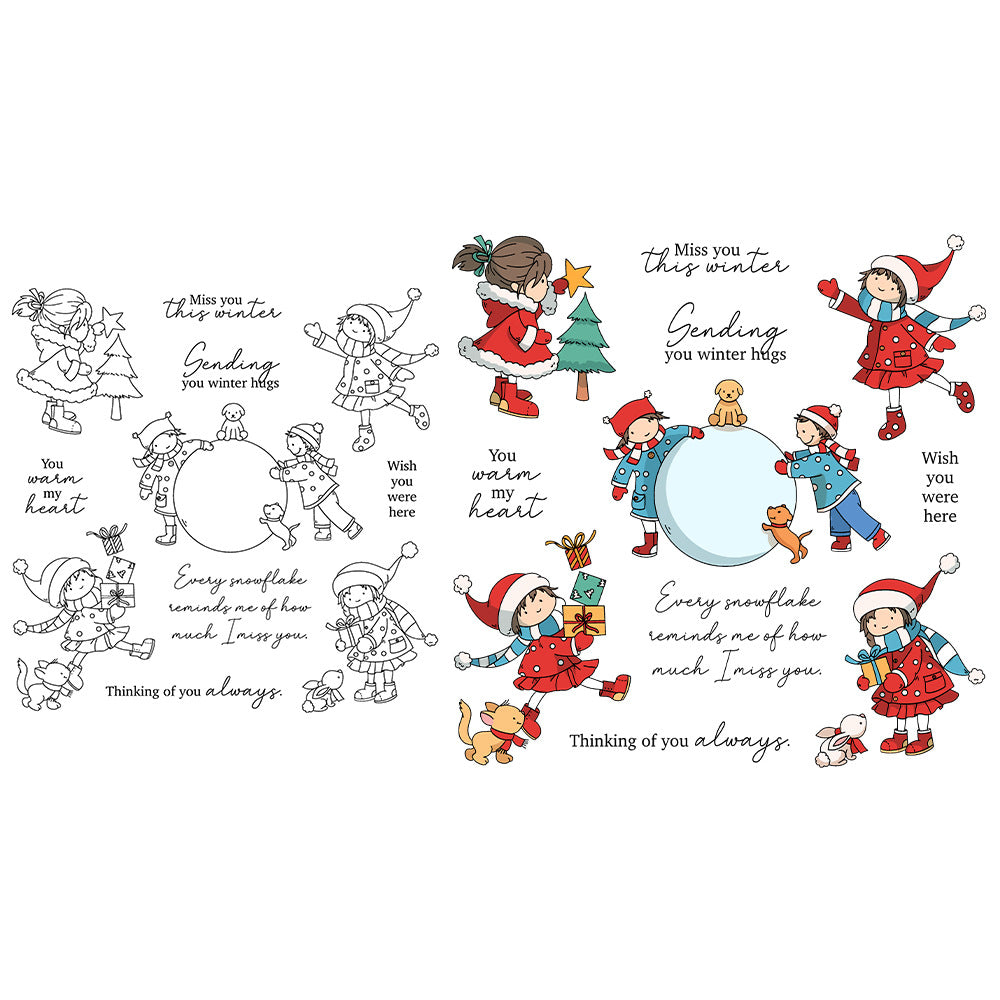 Winter Joy Dies & Stamps Set
