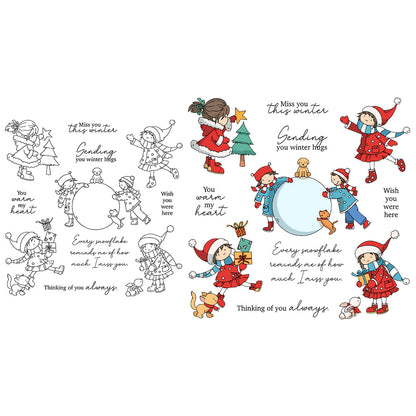 Winter Joy Dies & Stamps Set