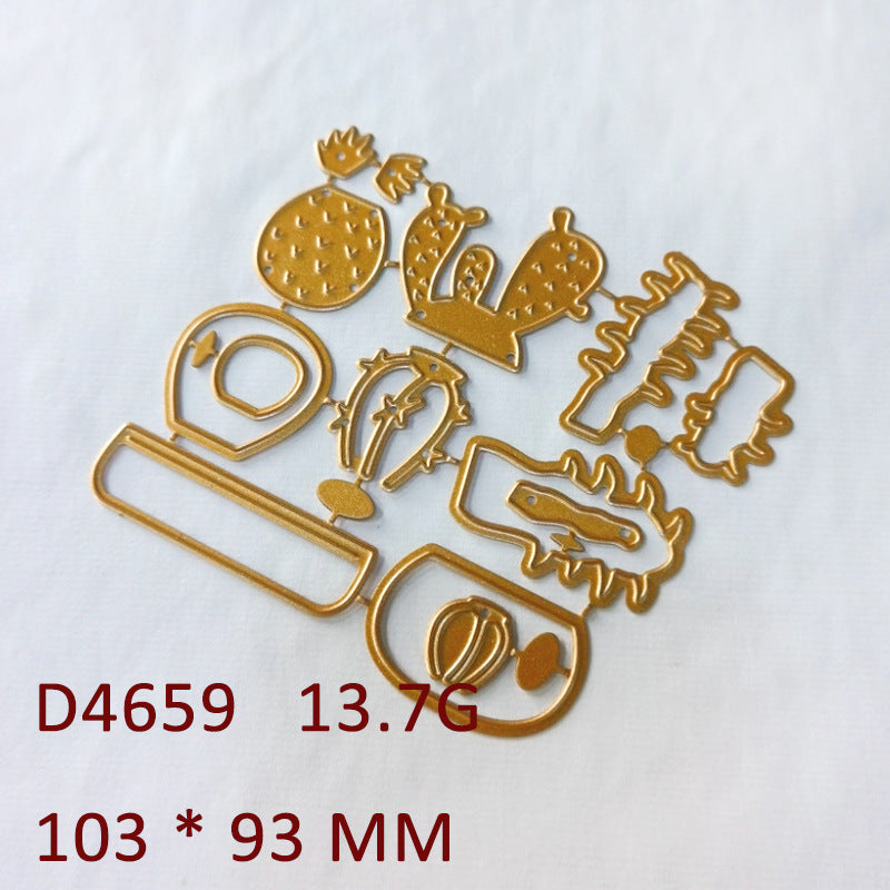 Cactus Potted Plant Metal Cutting Dies