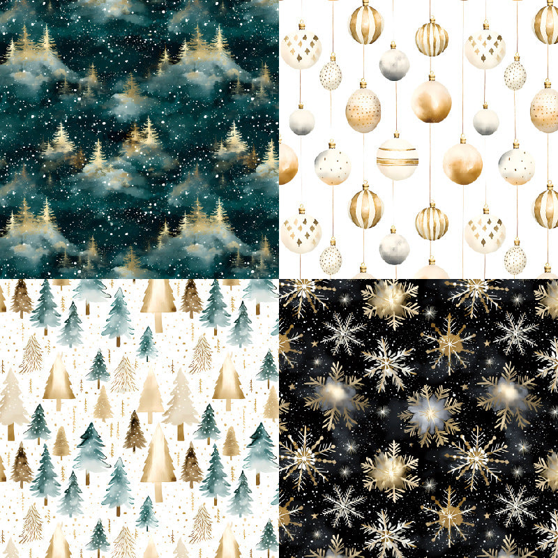 24PCS 6" Cryst Scrapbook Paper & Cardstock