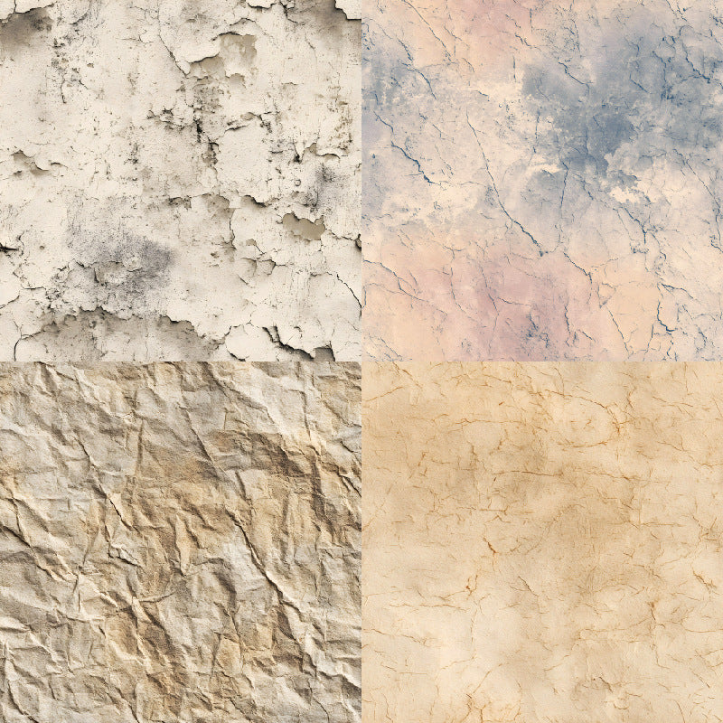 24PCS 6" Crumple Scrapbook Paper & Cardstock