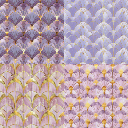 24PCS 6" Lilac Scrapbook Paper & Cardstock