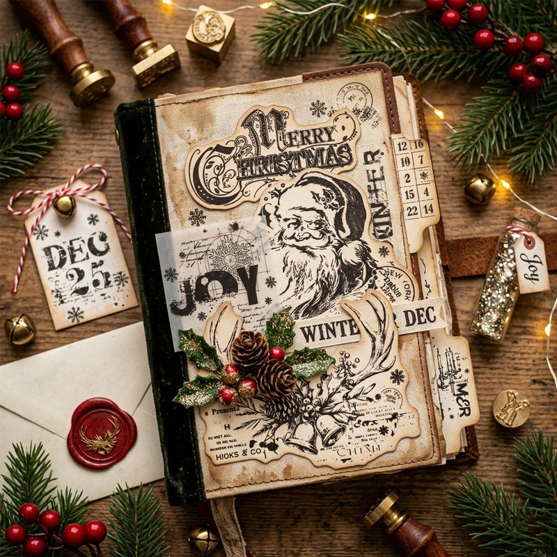 Christmas Theme DIY Decorative Journal Clear Stamps