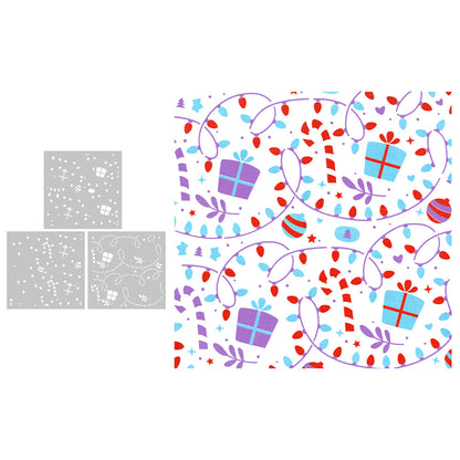 3 PCS Creative Patterns DIY Painting Hollow Stencil