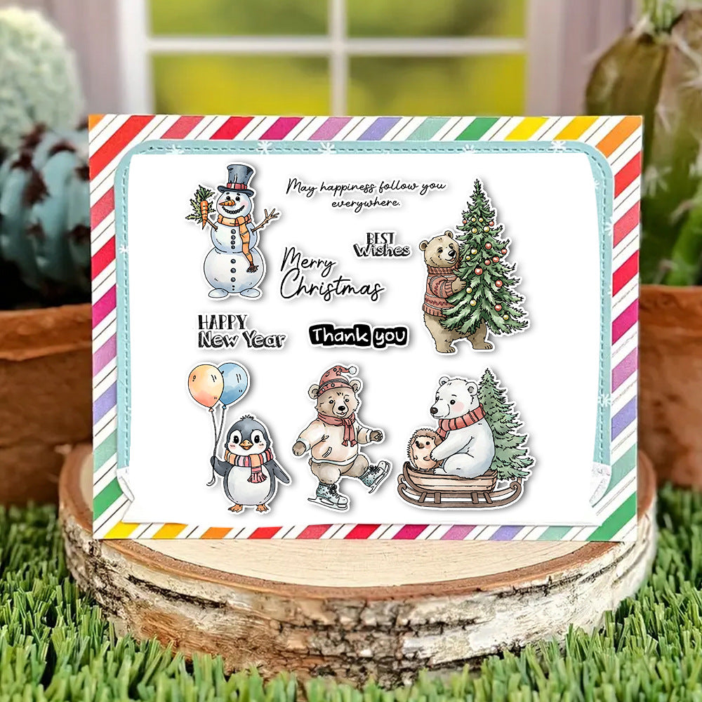 Christmas Animals Clear Stamps