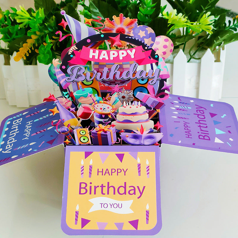 3D Happy Birthday Pop-Up Box