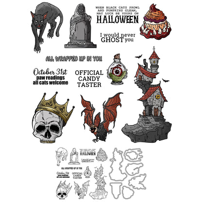 Halloween Series Dies & Stamps Set