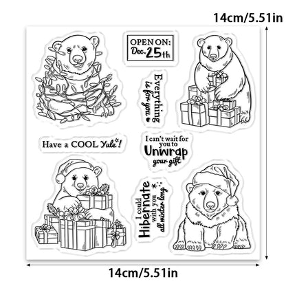 Christmas Bears Dies & Stamps Set