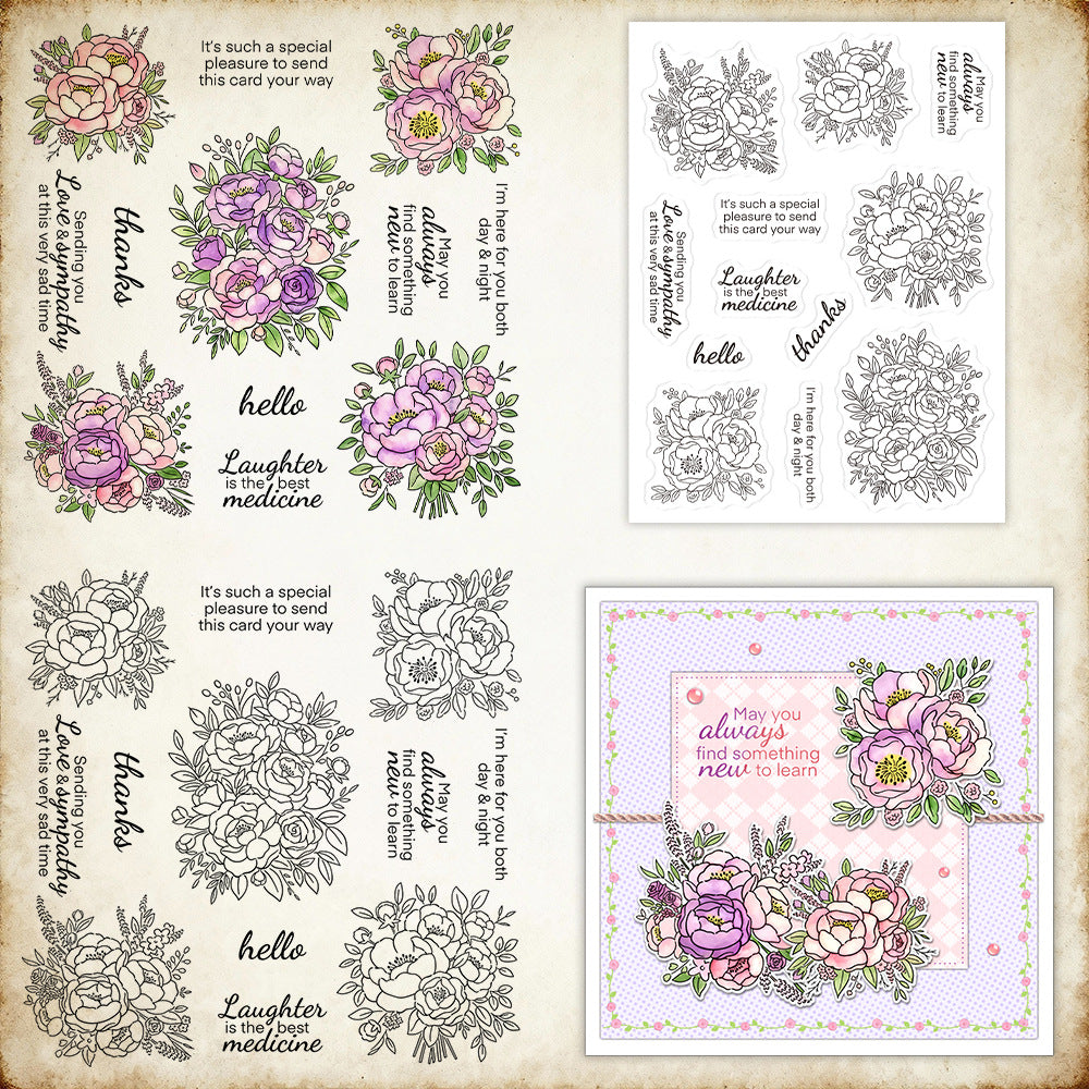 Beautiful Flowers Clear Stamps