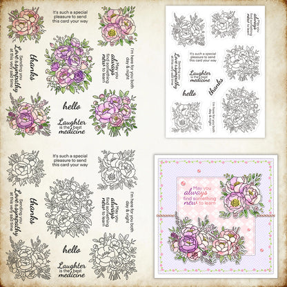 Beautiful Flowers Clear Stamps
