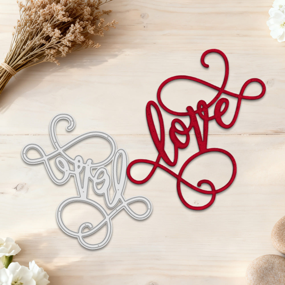 "Love" Words Metal Cutting Dies