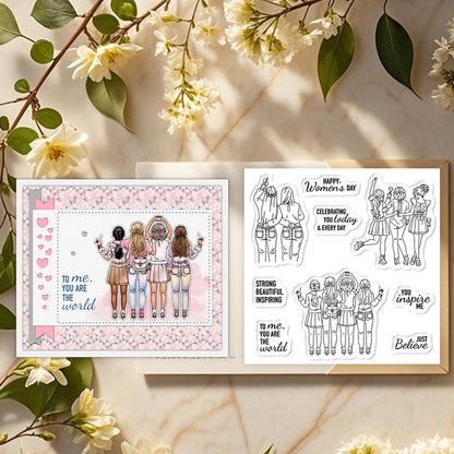 Great Girl Friendship Dies & Stamps Set
