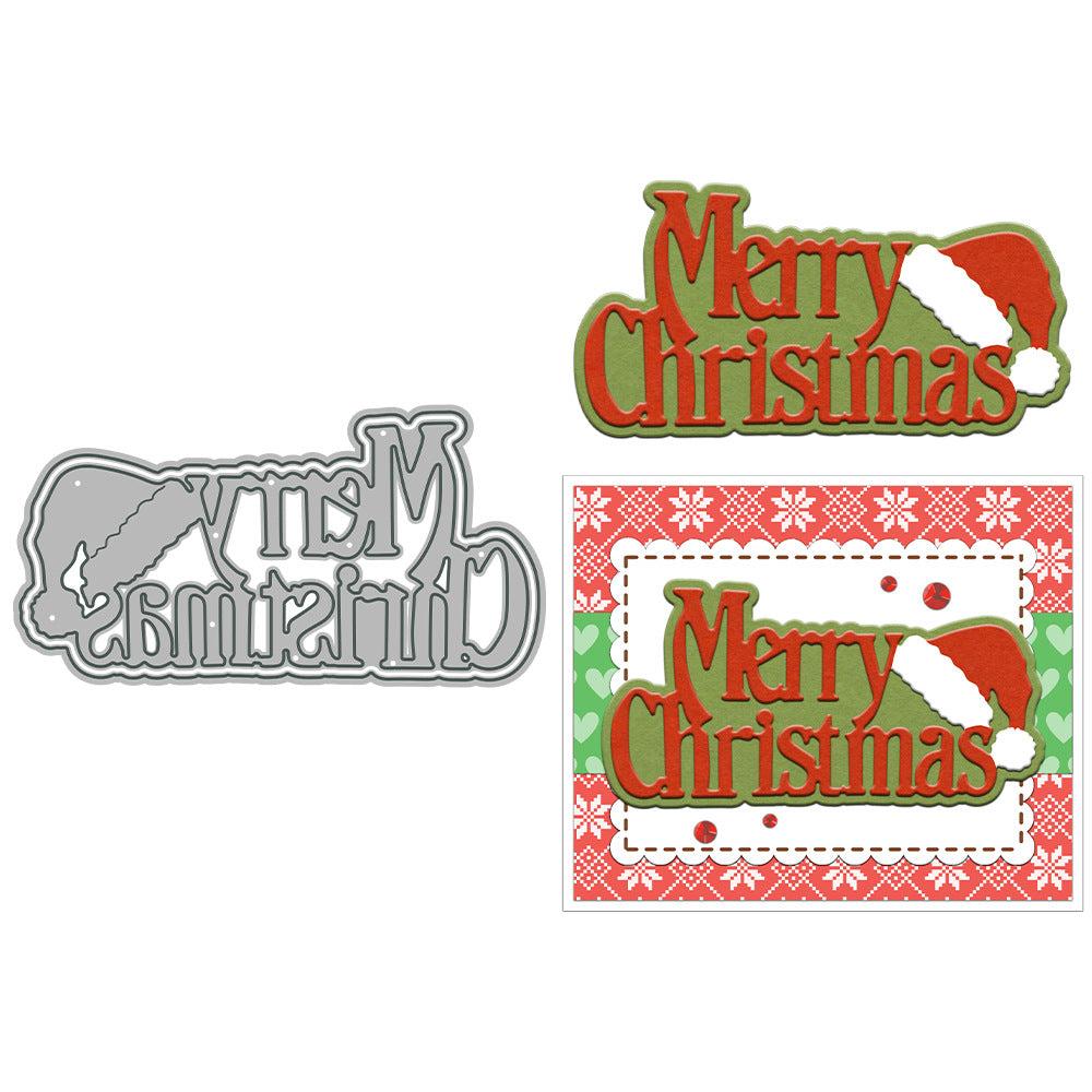 "Merry Christmas" Words Metal Cutting Dies