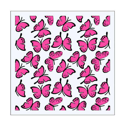 Butterfly Background DIY Painting Hollow Stencil