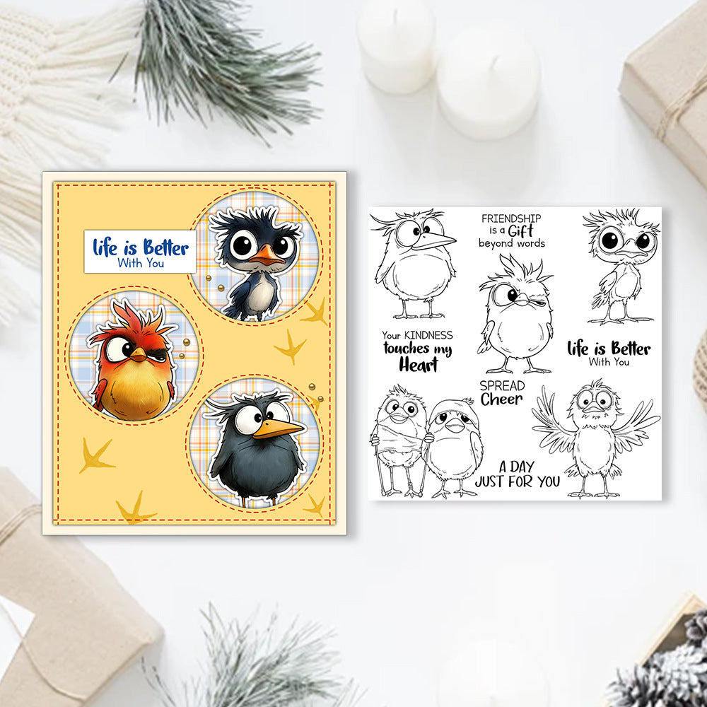 Cute Birds Dies & Stamps Set