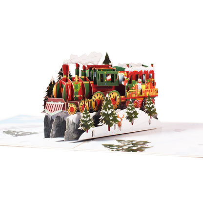 3D Creative Christmas Series Pop-Up Greeting Card