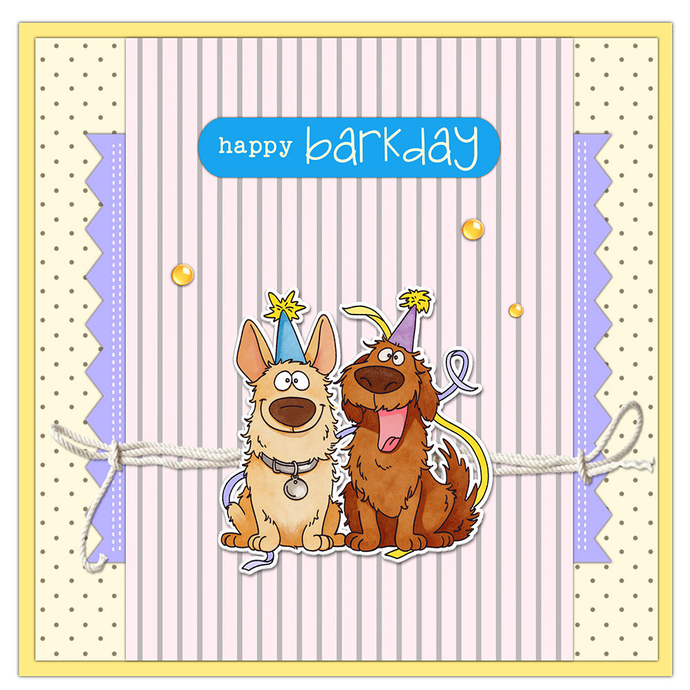 Carefree Puppies Dies & Stamps Set