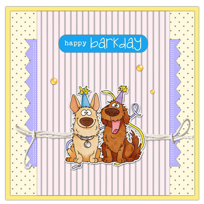 Carefree Puppies Dies & Stamps Set