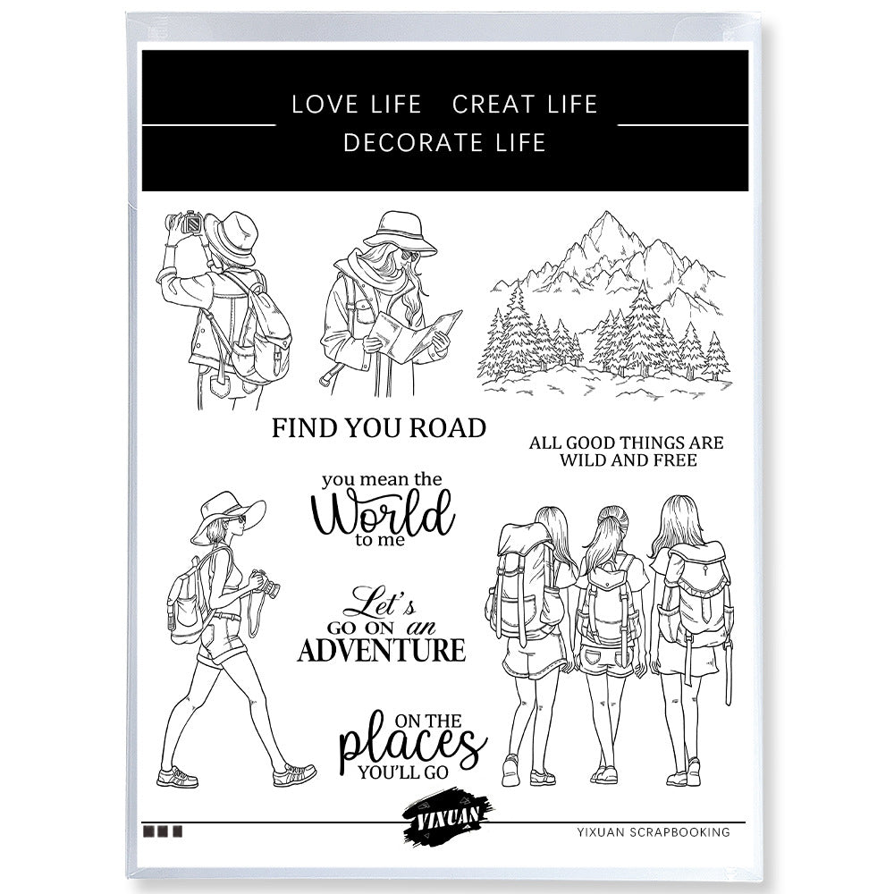 Travel Diary Dies & Stamps Set