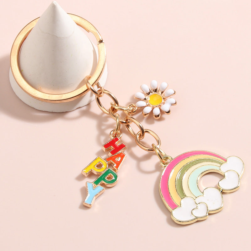 Cute Rainbow Keychain