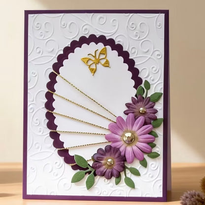 3D Lace Butterfly Flowers Metal Cutting Dies
