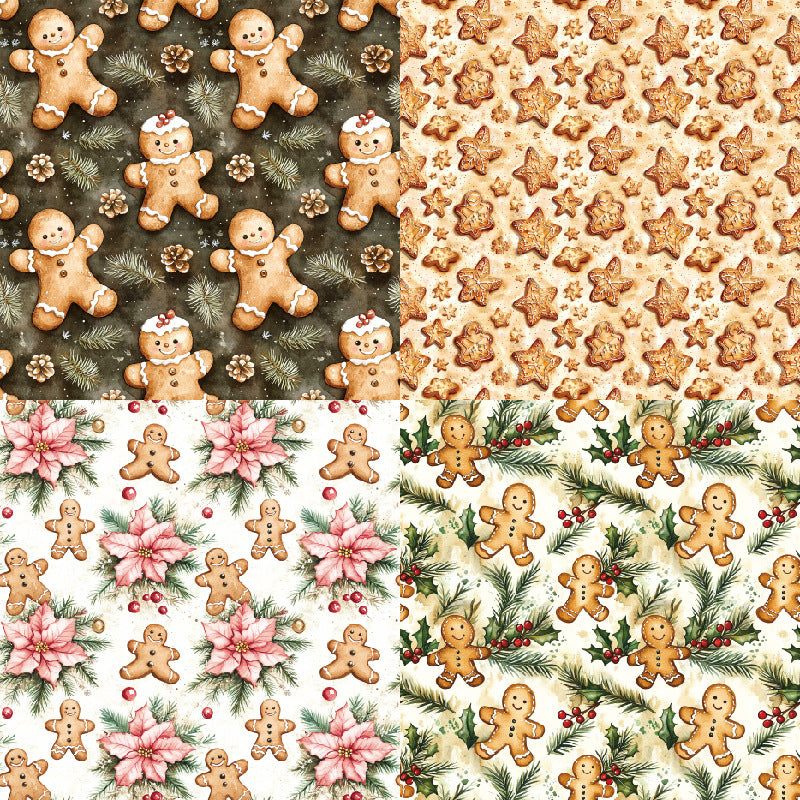 24PCS 6" Biscuit Scrapbook Paper & Cardstock