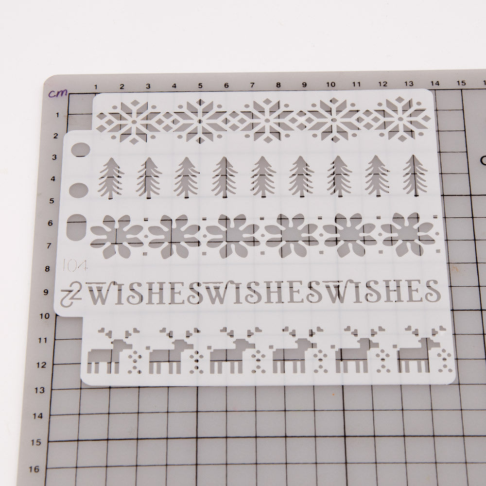 Christmas Decoration Hollow Stencil