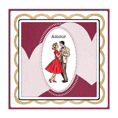 Valentine's Day Theme Dies & Stamps Set