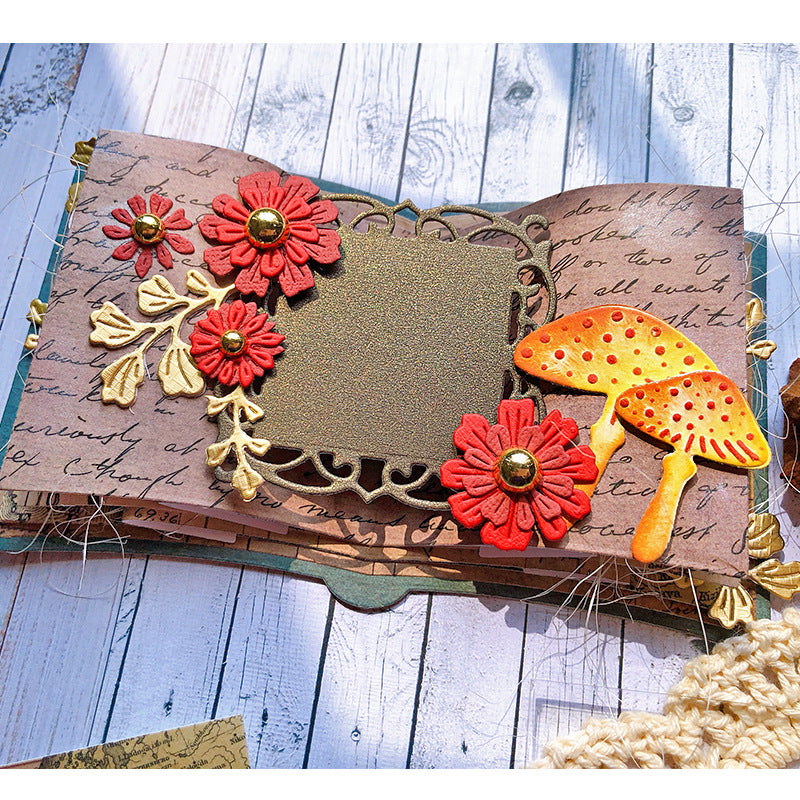 Cute Book Pages Metal Cutting Dies