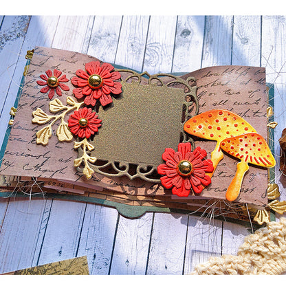 Cute Book Pages Metal Cutting Dies