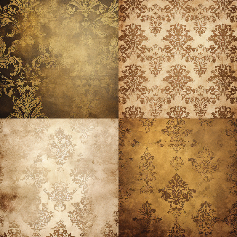 24PCS 6" Timeless Patterns Scrapbook Paper & Cardstock