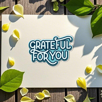 "Grateful For You" Words Metal Cutting Dies