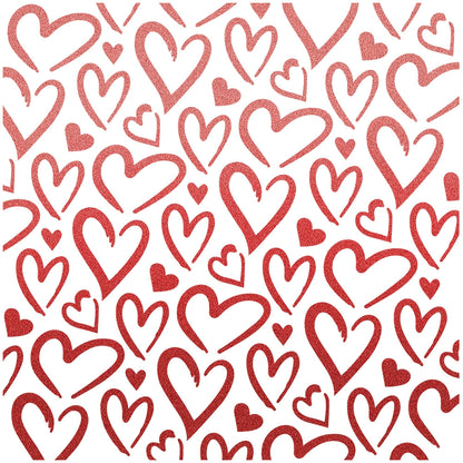 3D Love Background DIY Painting Hollow Stencil