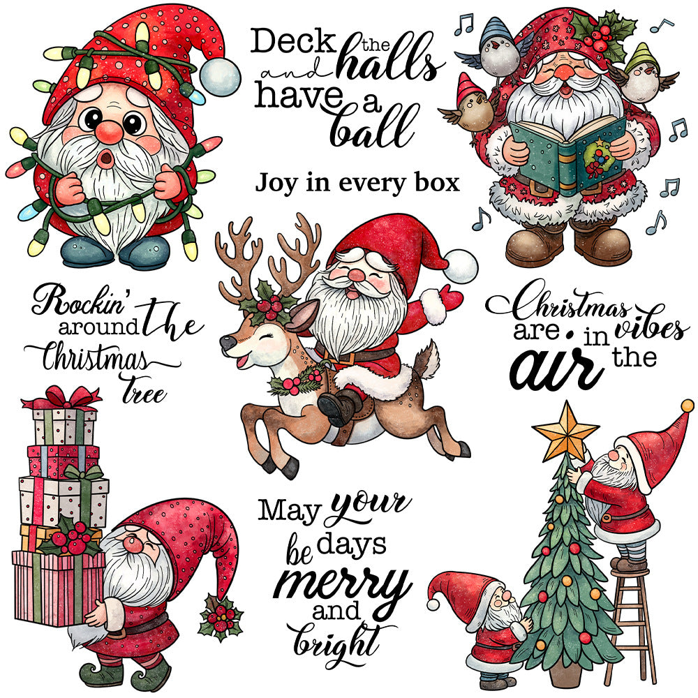 Santa Claus Dwarf Clear Stamps