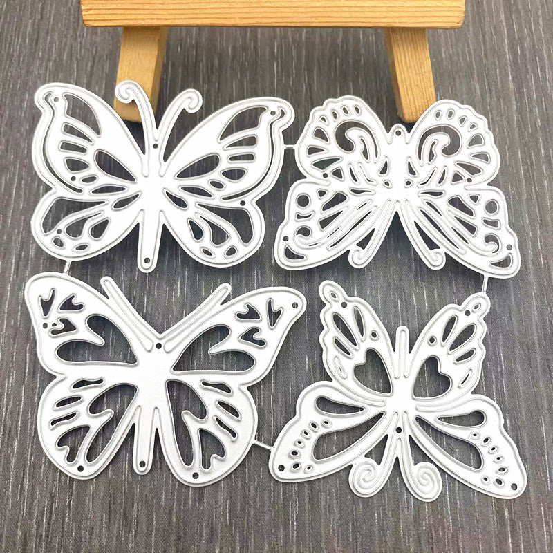 4 Pcs Butterflies Cutting Dies