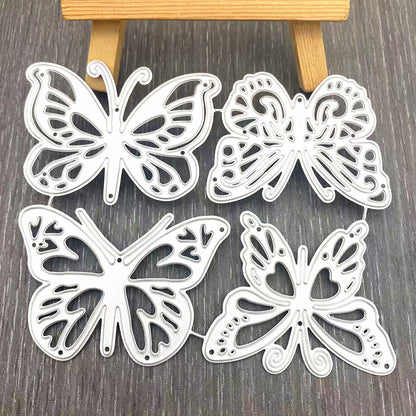 4 Pcs Butterflies Cutting Dies