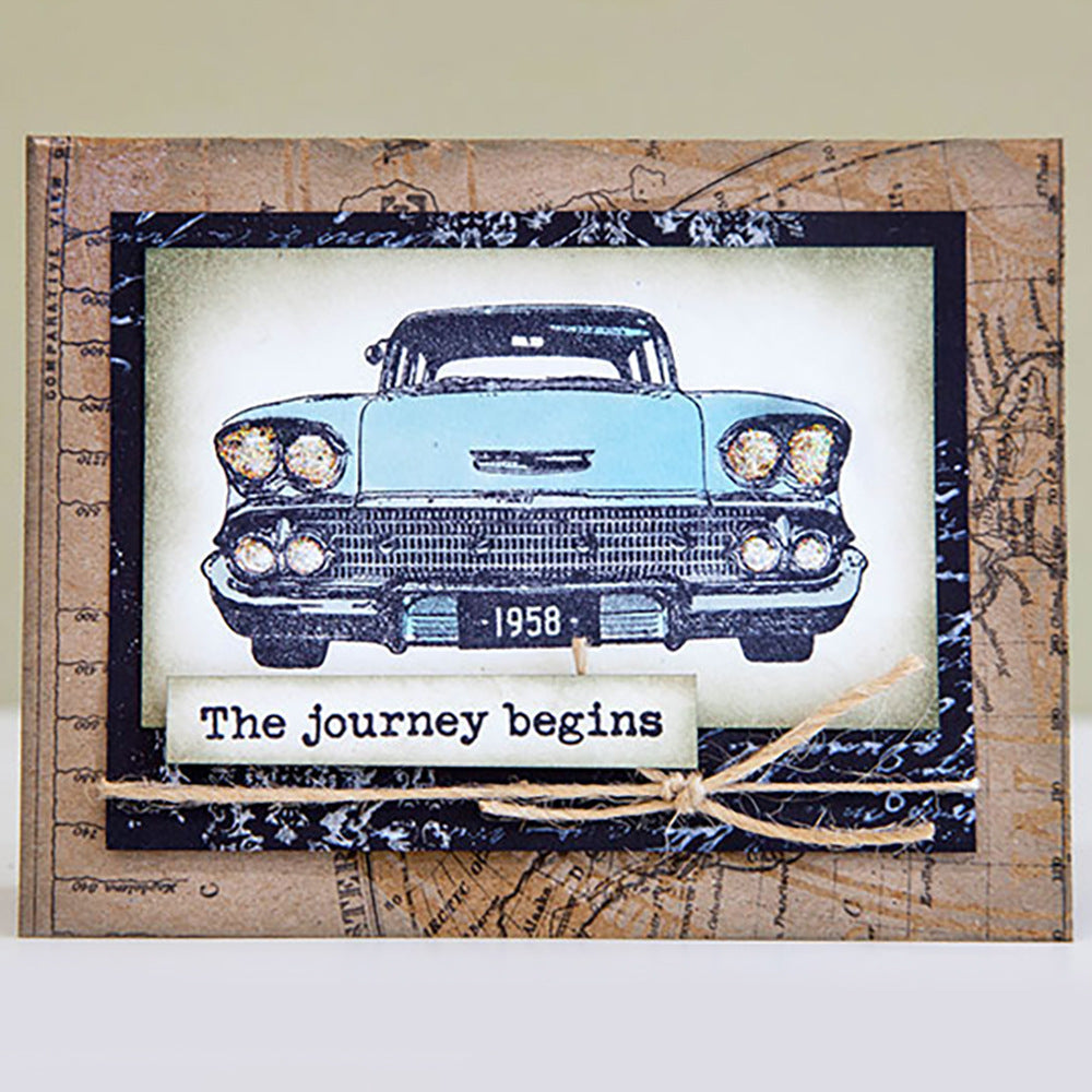 Retro Cars Clear Stamps