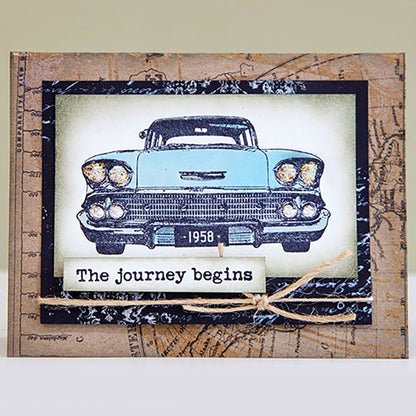 Retro Cars Clear Stamps
